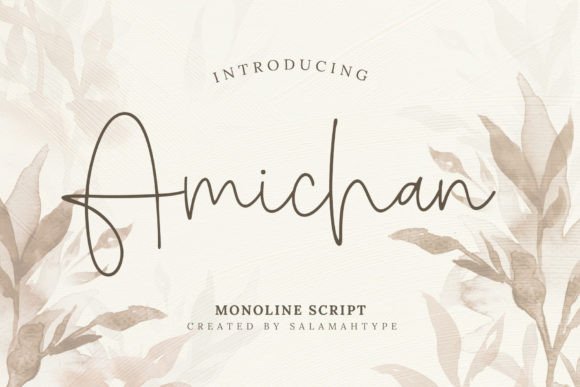 Amichan: A Script Font for Real Projects