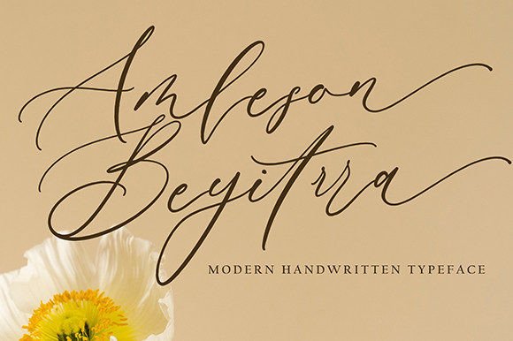 Amleson Beyitrra: A Handwritten Font That Elevates Digital Branding