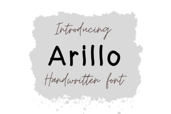 Arillo: A Handwritten Font for Creative Campaigns