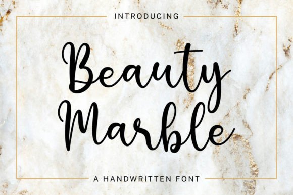 Beauty Marble: A Timeless Handwritten Font