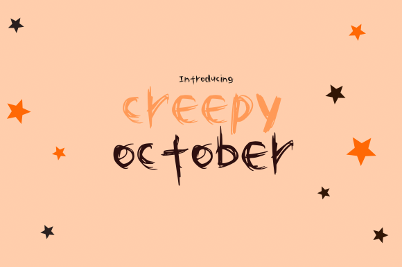 Creepy October Font: Spooky Style for Designers