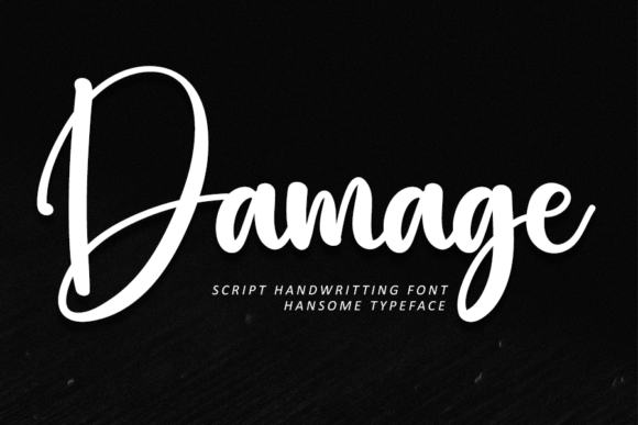 Damage Font: A Refined Script for Scroll-Stopping Brand Content