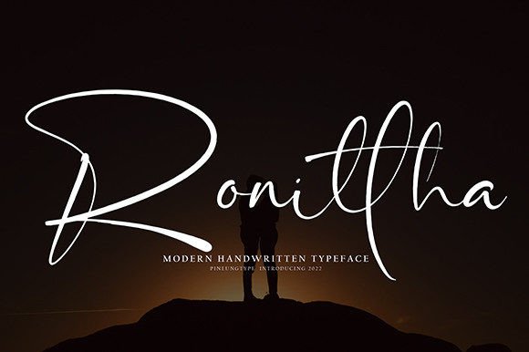 Discover Ronittha: A Luxurious Handwritten Font