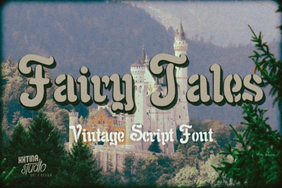 Fairy Tales Font: Vintage Brush Script
