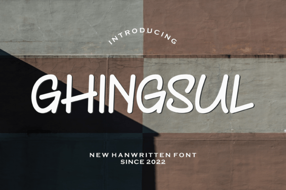 Ghingsul: A Modern Handwritten Font for Business