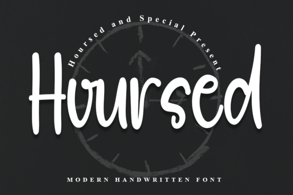 Hoursed Handwritten Font for Crafters & Sellers