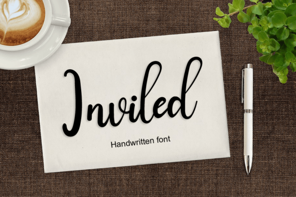Inviled Handwritten Font for Small Business Branding