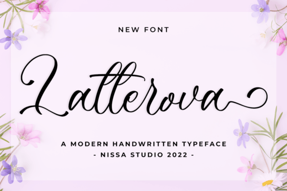 Latterova: Elegant Handwritten Font for Craft Projects