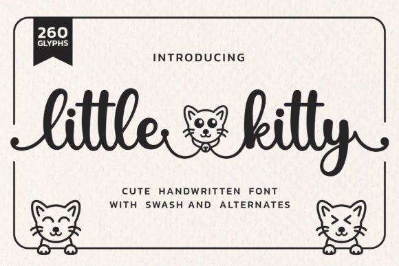 Little Kitty: A Cute Font for Creative Campaigns