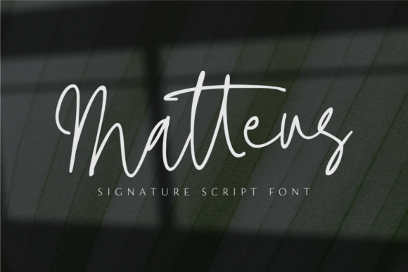 Matteus: A Signature Font for Editorial Design