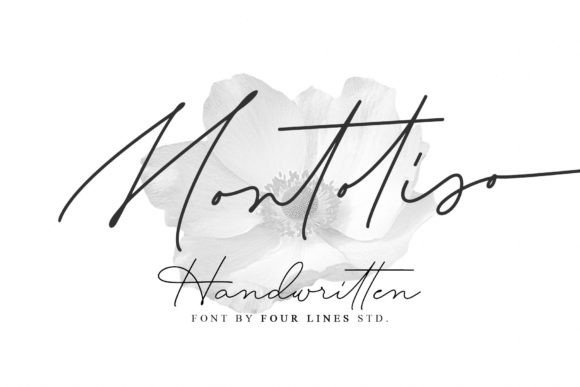 Montoliso: A Handwritten Font for Editorial Design