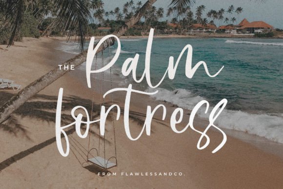 Palm Fortress Font for Web Design