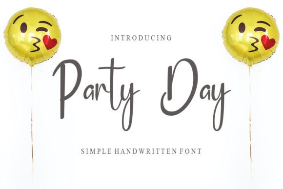 Party Day: A Handwritten Font That Actually Works in Real Branding