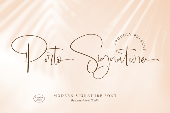Porto Signature: A Luxurious Handwritten Font