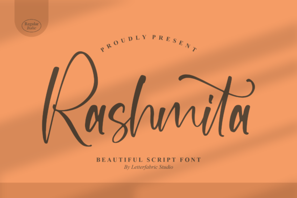 Rashmita: A Handwritten Script Font That Elevates Your Brand