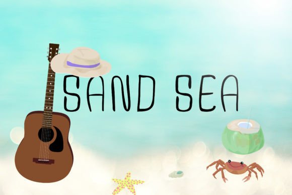 Sand Sea: A Joyful Handwritten Font