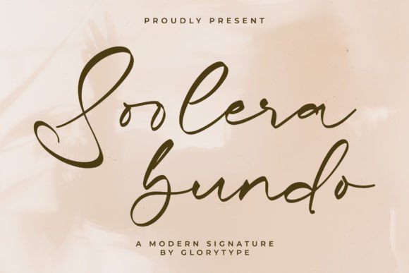 Soolera Bundo: A Font for Professional Branding