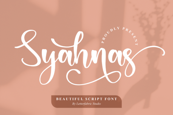 Syahnas: A Handwritten Font for Web Design