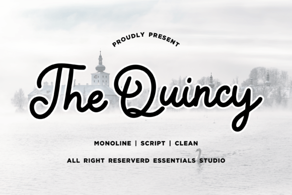The Quincy: A Luxurious Handwritten Font