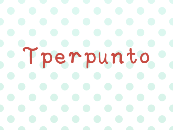 Tperpunto Handwritten Font for Crafters & Sellers