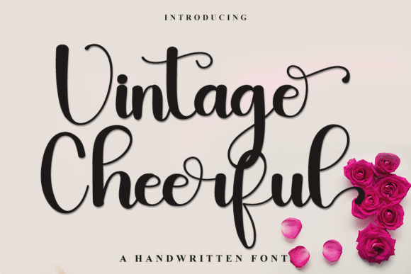 Vintage Cheerful Font for Creative Projects