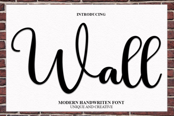 Wall: A Font That Speaks Clearly