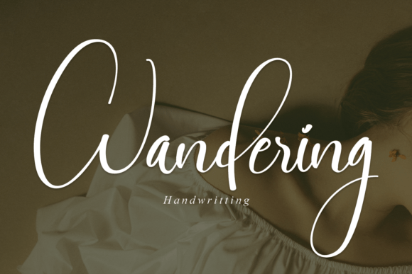 Wandering Font: Elegant Script for Crafters
