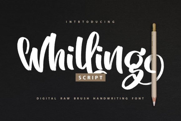 Whilling: A Stylish Script Font for Digital Marketing