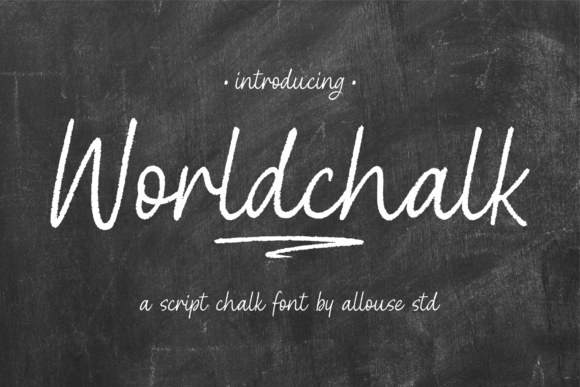 Worldchalk: A Script Font for Creative Campaigns